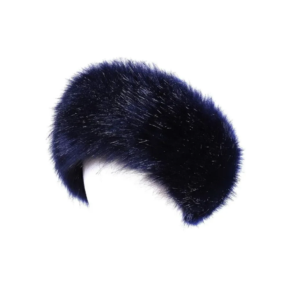 Cozy Faux Fur Headband Earmuffs Hat